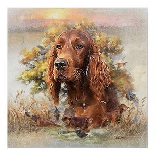 Póster Irish Setter - Ultimate Upland Bird Dog
