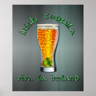 Poster Irish Tequila - Viva la Ireland