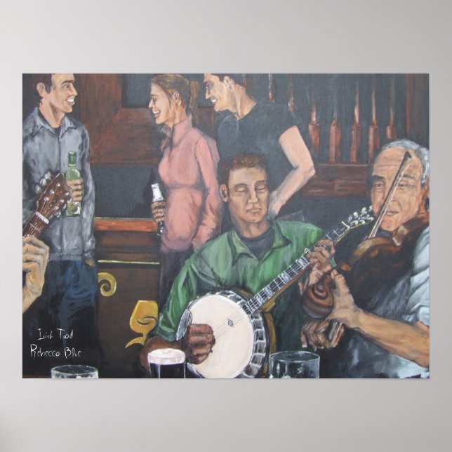 Póster Irish Trad (Frente)