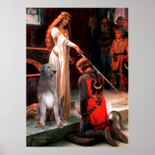 Póster Irish Wolfhound 1 - The Accolade