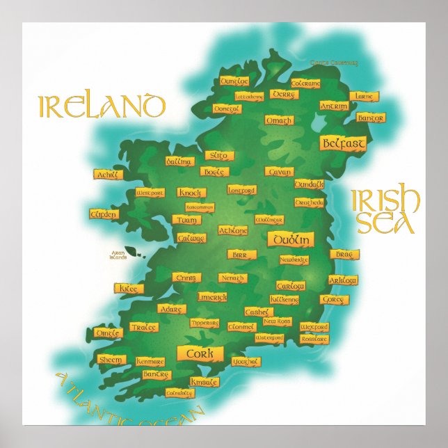 Poster Irlanda (Frente)