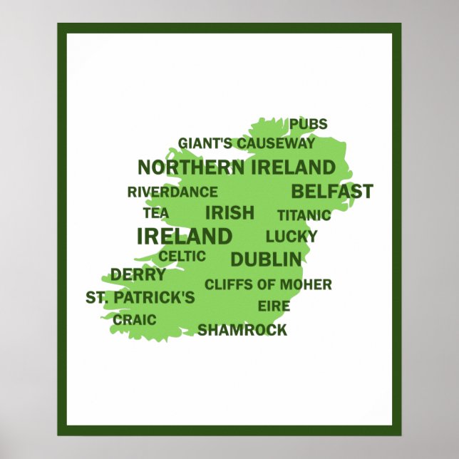 Poster Irlanda (Frente)