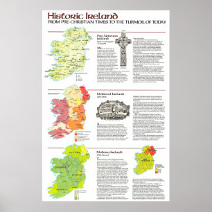Poster "Irlanda: 1981 Medieval histórica ...