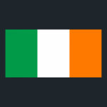 Póster Irlanda - Bandeira Nacional Irlandesa<br><div class="desc">Bandeira nacional da Irlanda A bandeira nacional irlandesa é uma bandeira tricolor, com faixas verticais em verde, branco e laranja. Foi adotado em 1919 e tem uma proporção de 1:2. Observe que qualquer distorção na imagem de visualização é causada por artefatos de compressão e não será impressa. Você pode personalizar...</div>
