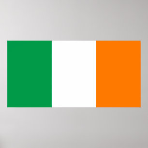 Póster Irlanda - Bandeira Nacional Irlandesa