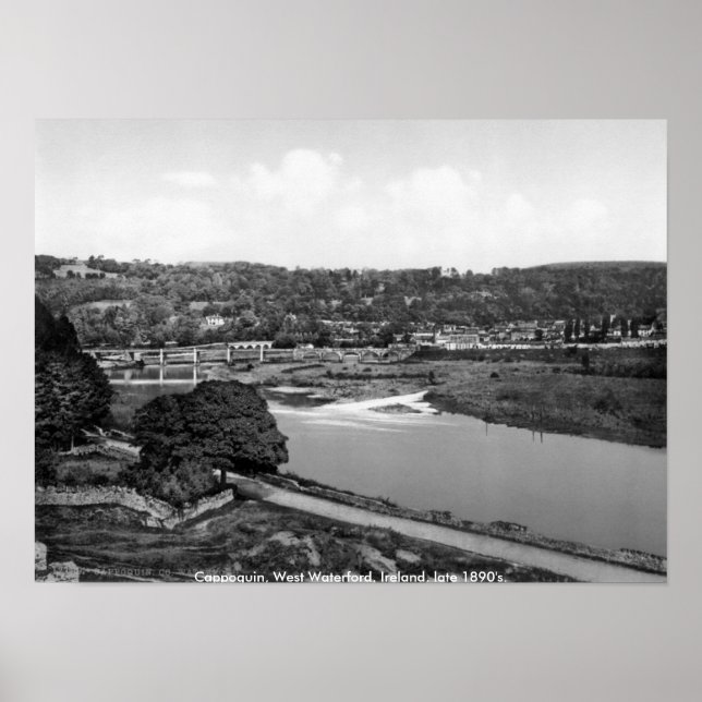 Póster Irlanda, Cappoquin, West Waterford, antiga impress (Frente)