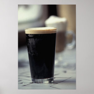 Póster Irlanda. Cerveja preta.