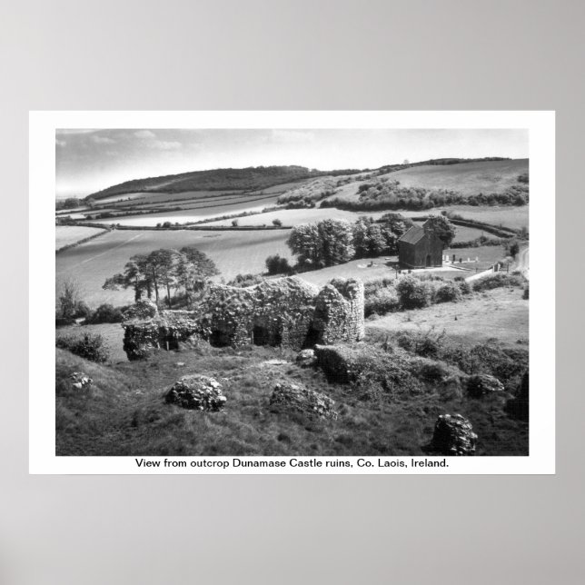 Póster Irlanda - Co. Laois, Dunamase Castle (Frente)
