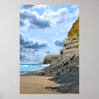 Póster irlanda do modo atlântico selvagem