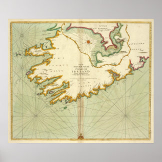 Poster Irlanda do sudoeste por Thornton
