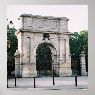 Póster Irlanda, Fusiliers Arch Stephens Green Dublin