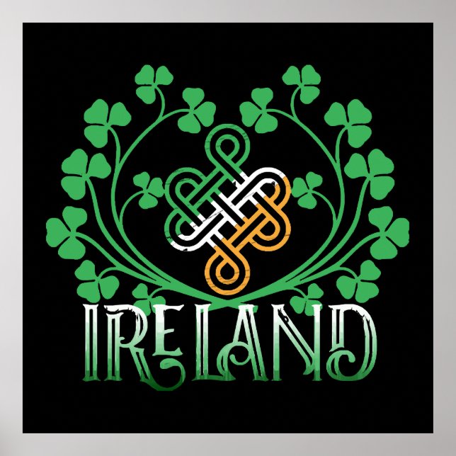 POSTER IRLANDA SHAMROCK (Frente)