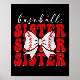 Poster Irmã Bysebyll Coquette Laço Esporte Amante Irmã Mã
