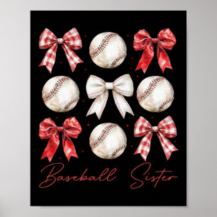 Poster Irmã Bysebyll Coquette Laço Esporte Menina