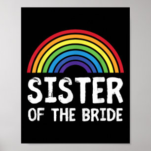 Poster Irmã Da Noiva Lgbt Casamento Lésbica Despedida De 
