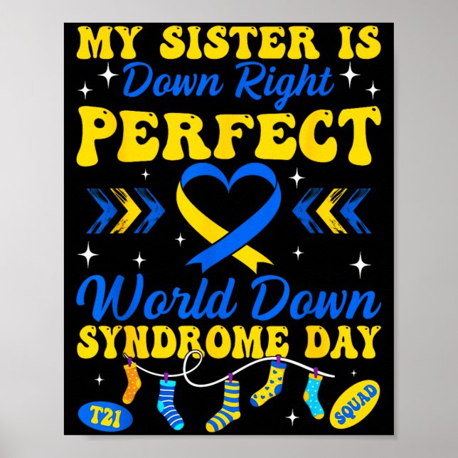 Poster Irmã é absolutamente perfeito mundo síndrome de do (Frente)