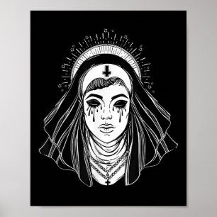 Poster Irmã Gótico da Religião Negra - Mau Cross Tatto