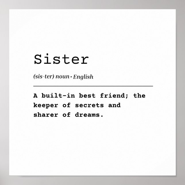 Poster Irmã - Um Melhor Amigo Integrado (Frente)