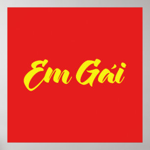 Poster Irmã Vietnamita - Em Gái ~ Tijng Viet