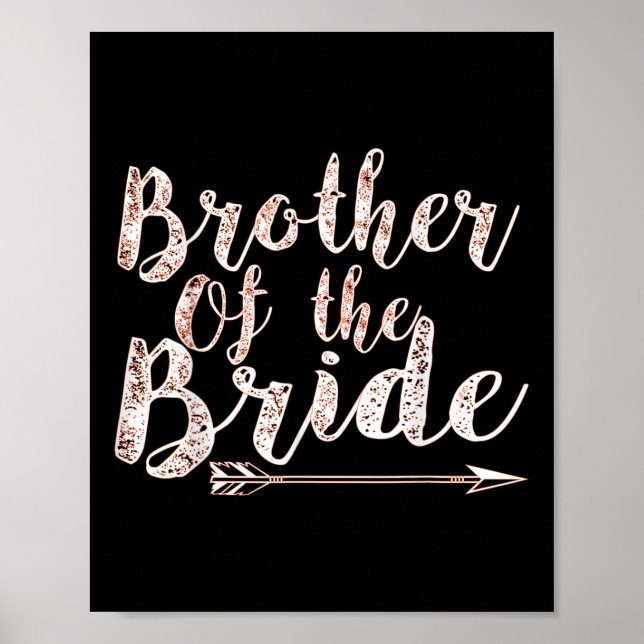 Poster Irmão Da Noiva Festa De Solteiro De Casamento De N (Frente)
