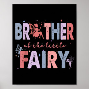 Poster Irmão da pequena fada que faz aniversário de um an