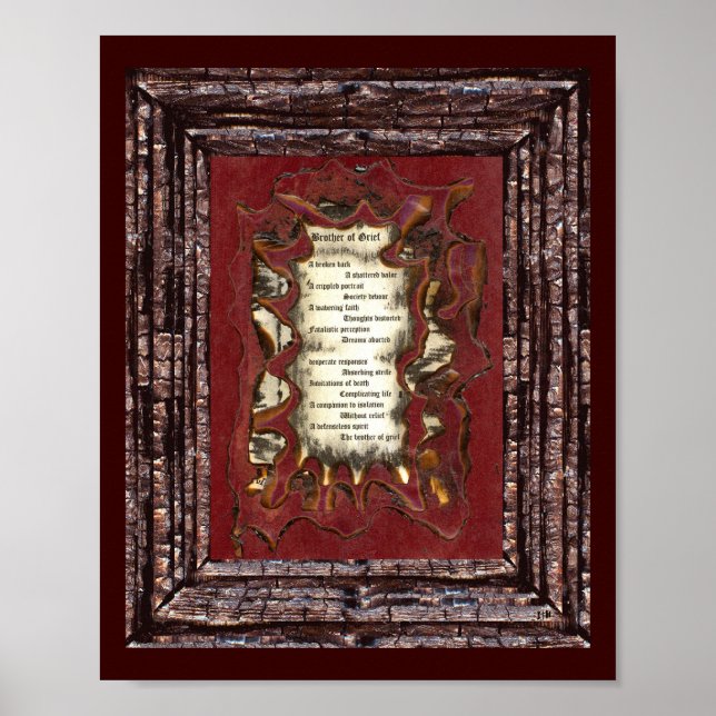 Póster Irmão da tristeza (Frente)