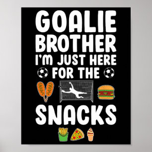 Poster Irmão Engraçado Goleiro de Futebol De Um Goleiro d