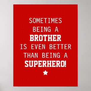 Poster Irmão Melhor que Super-herói