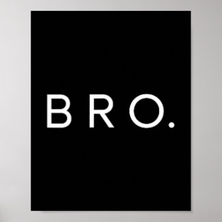 Poster Irmão Minimalista Lettering Irmão Irmã