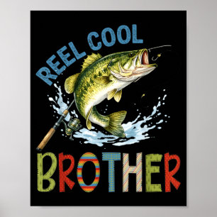 Poster Irmão muito legal irmão pescando aniversário do ir