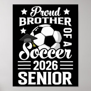 Poster Irmão Orgulhoso De Um Veterano De Futebol Formatur