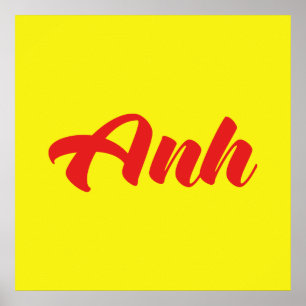 Poster Irmão Vietnamita - Língua Anh ~ Ting Vit