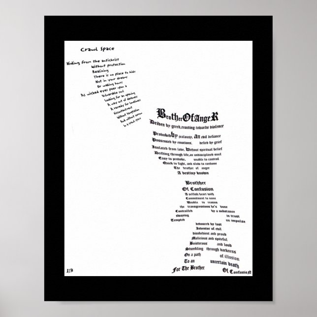 Póster Irmãos de Raiva e Confusão (Frente)