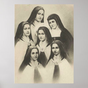 Póster Irmãs de St. Therese de Lisieux pouca flor