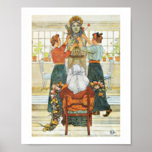 Póster Irmãs decorando no feriado