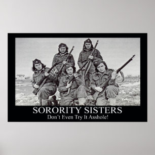 Poster Irmãs do círculo estudantil feminino