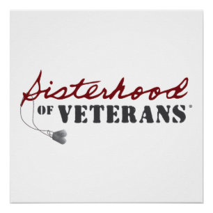 Póster Irmãs do Orgulho Militar dos Veteranos Design