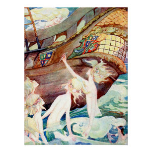 Póster Irmãs e navio das sereias