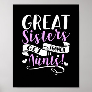 Poster Irmãs excelentes São Promovidas Para Tia