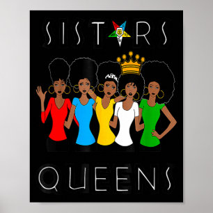 Poster Irmãs fatais da Oes rainhas senhoras estrela do le