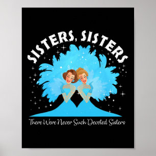 Poster Irmãs Filme Natal Branco 1954 Xmas Neve Pijama