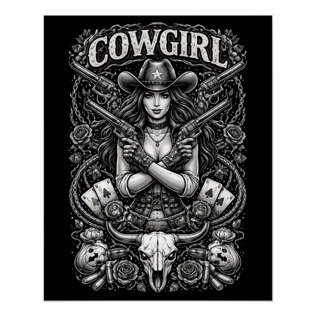 Póster Iron Cowgirl (Frente)