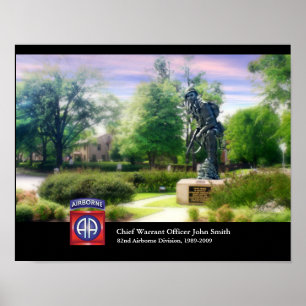 Póster Iron Mike com 82.o Emblem aerotransportado (person