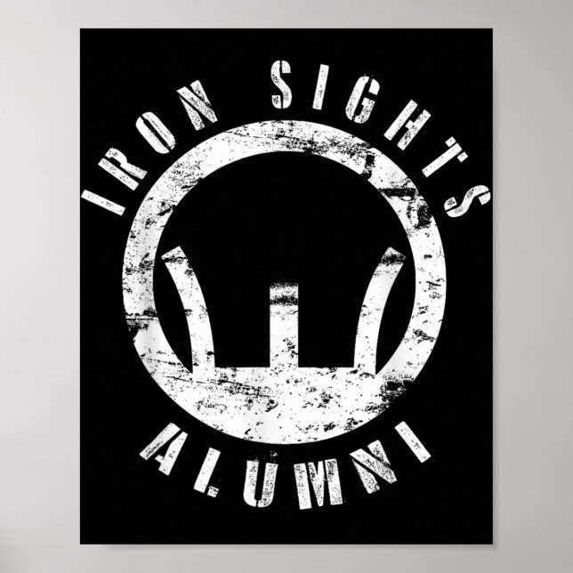 Poster Iron Sights Alumni Boot Camp Disparando Marcação (Frente)