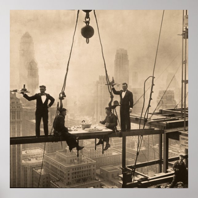 Poster Ironários Almoçam No 32 Andar (Frente)