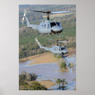 Póster Iroquois de UH-1H