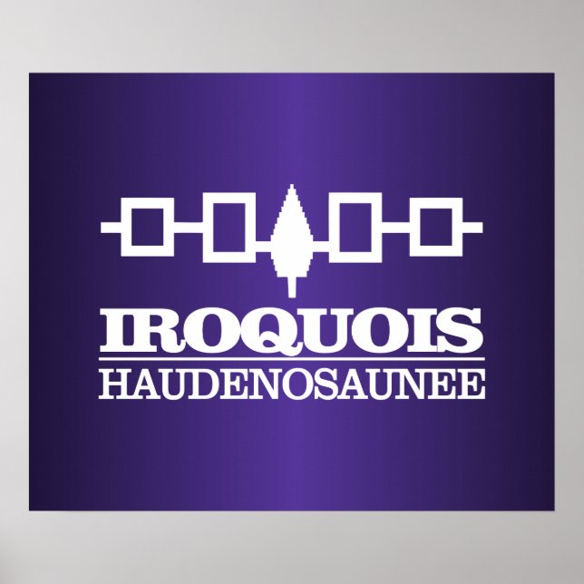 Póster Iroquois (Haudenosaunee) (Frente)