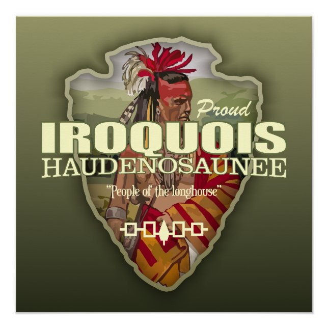 Póster Iroquois (ponta de flecha) (Frente)