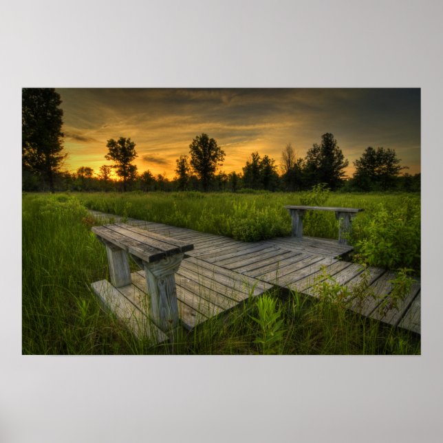 Poster Irwin Prairie Sunset (Frente)