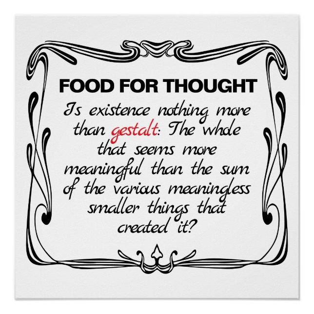 Póster Is Existence Gestalt? (Frente)